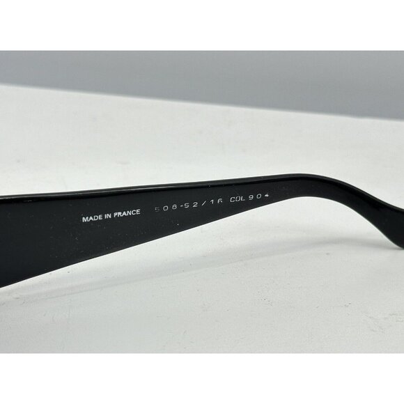 Vintage Deffaugt Vision Paris Swarovski Embellished Rectangular Sunglasses (LE-3 main image 9